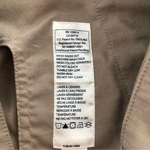 5.11 Tactical Series Womens US 10 Long Cargo Pants Beige Work Ripstop EMT Police - Picture 7 of 7